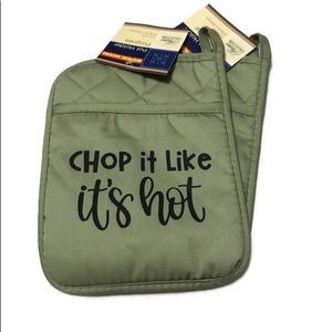 2-pk Silicone Potholder Mittens